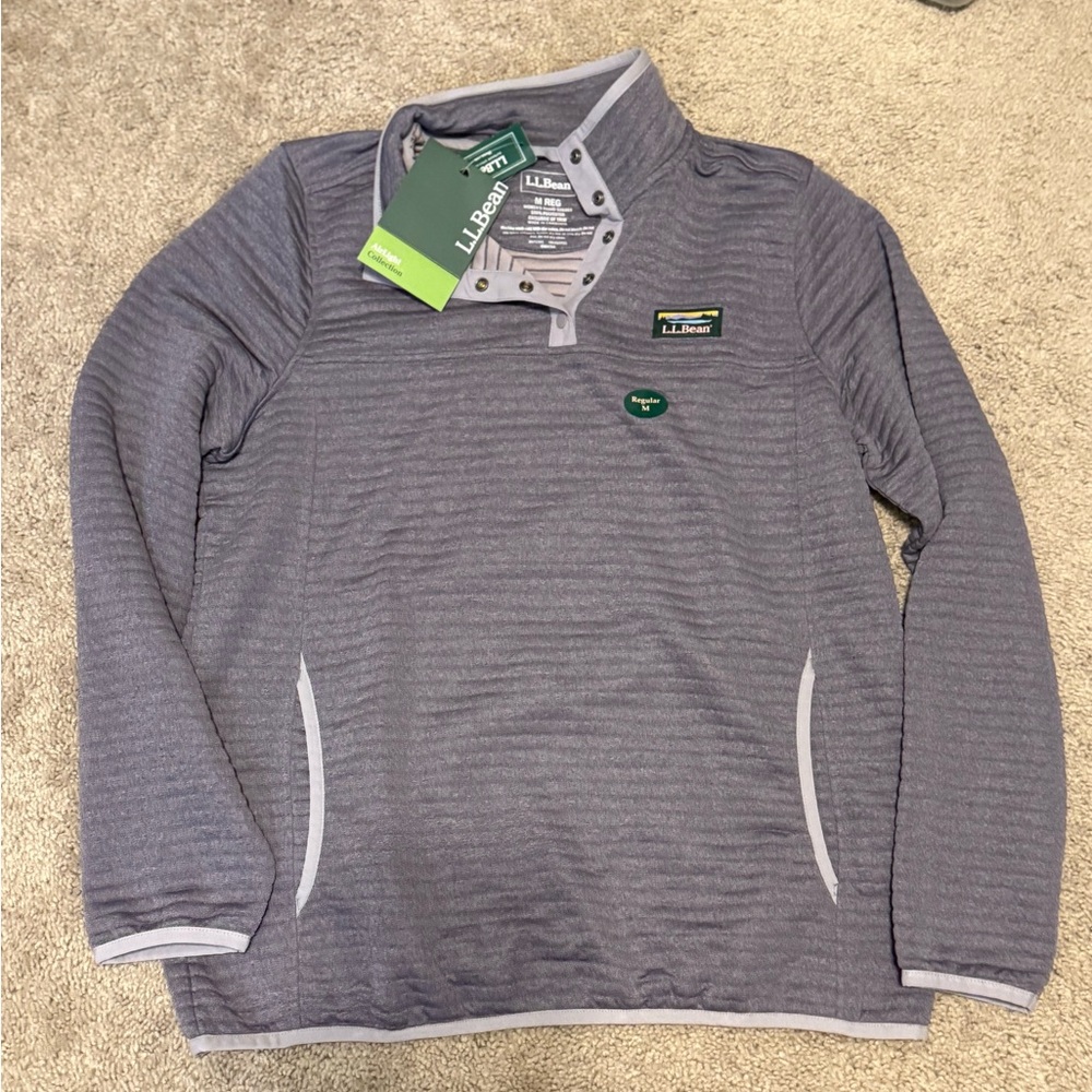 L.L.Bean Purple Pullover